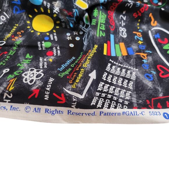 Cotton Fabric Timeless Treasures Science Math Chalkboard 58"x44" GAIL-C - Picture 13 of 13